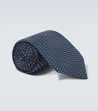 Silk jacquard tie | Zegna