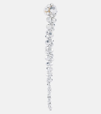 Drip crystal-embellished drop earrings | Simone Rocha