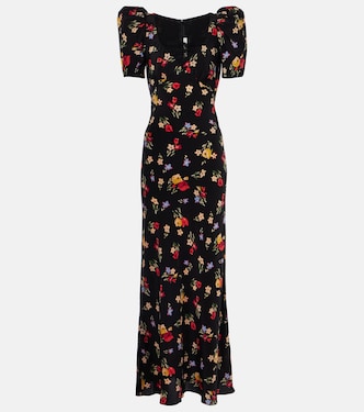 Vestido de fiesta de crepé de seda de china | Rodarte