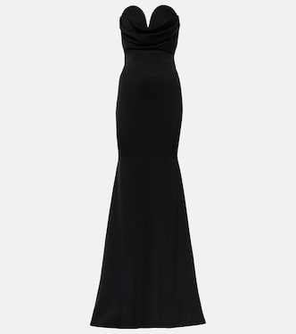 Robe longue en satin | Alex Perry
