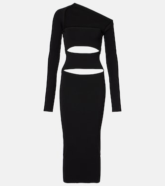 Ribbed-knit jersey midi dress | Christopher Esber