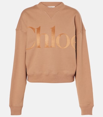 Logo cotton fleece sweatshirt | Chloé