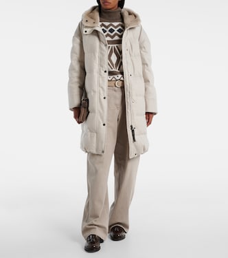 Daunenmantel aus Schurwolle | Brunello Cucinelli