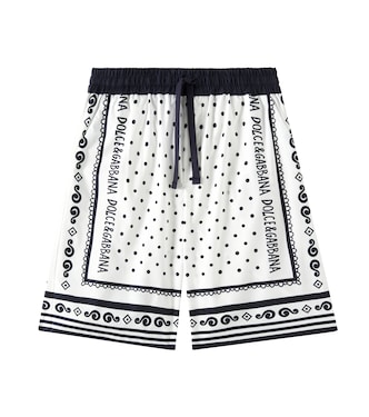 Shorts aus Baumwollpopeline | Dolce&Gabbana Kids