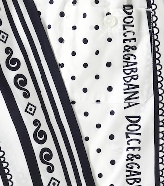 Shorts Bandana in popeline di cotone | Dolce&Gabbana Kids