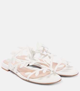 Flavia leather slides | Gianvito Rossi