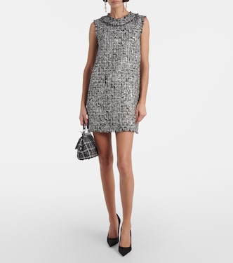 Abito corto in tweed con lamé | Dolce&Gabbana