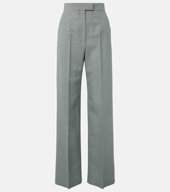 Weite Hose aus Wolle und Mohair | McQueen