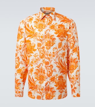 Bedrucktes Hemd Roma aus Leinen | Etro