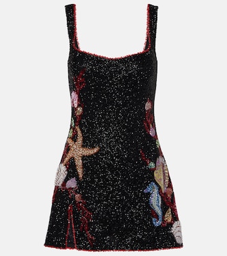 Marina embellished minidress | Clio Peppiatt