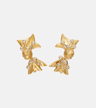 Embellished clip-on earrings | Oscar de la Renta