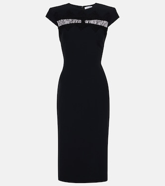 Robe midi à dentelle | McQueen