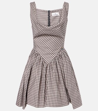 Robe de cocktail Mini Sunday à carreaux | Vivienne Westwood