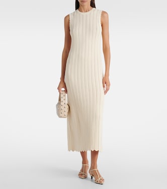 Vestido midi Sissi calado de algodón | Altuzarra