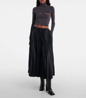 Second-Skin 크롭 컷아웃 탑 | Alaïa