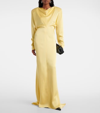 Vestido de fiesta de satén | Stella McCartney