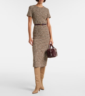 Giugno cotton and wool-blend midi dress | Max Mara