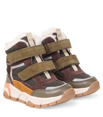 Lucka Tex leather-trimmed boots | Wheat