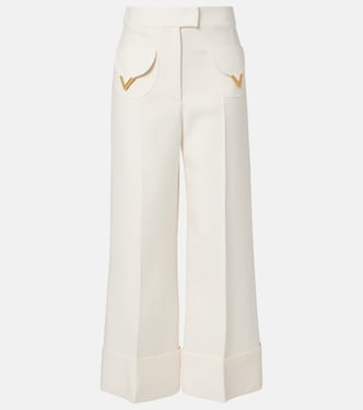 Weite Hose aus Crepe Couture | Valentino