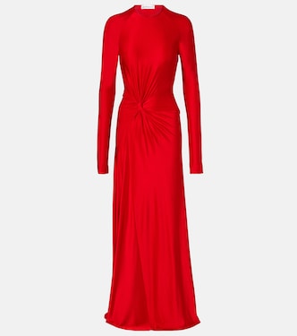 Gathered jersey maxi dress | Victoria Beckham