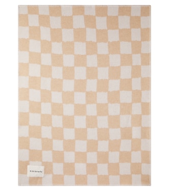 Baby checked wool blanket | Binibamba
