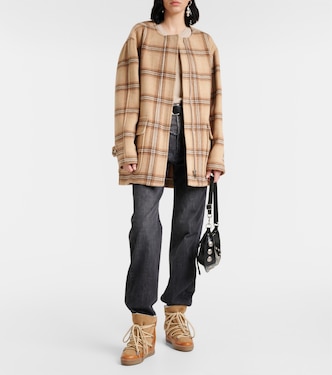 Bottines compensées Nowles en cuir et daim | Isabel Marant