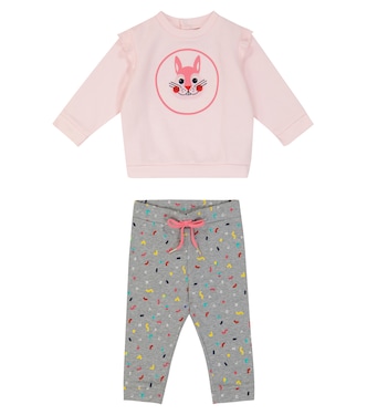 Baby - Tuta in misto cotone con stampa | Marc Jacobs Kids