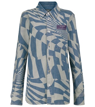 x Ed Curtis printed denim shirt | Stella McCartney