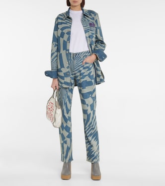 x Ed Curtis camisa vaquera estampada | Stella McCartney