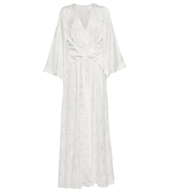 Bridal Robe Havana aus einem Seidengemisch | Galvan