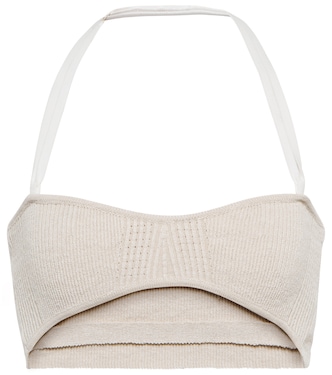 Brassière Le Bandeau Beijo en lin mélangé | Jacquemus