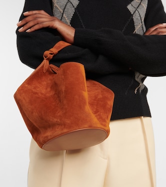 Lotus Mini suede tote bag | Khaite