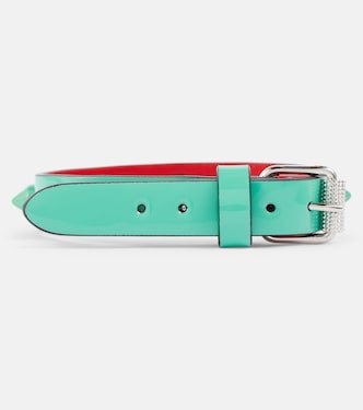 Bracelet Loubilink en cuir à clous | Christian Louboutin