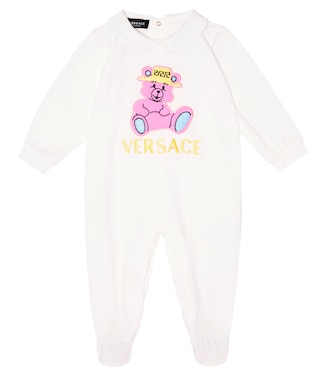 Baby - Tutina Teddy Town in misto cotone | Versace Kids