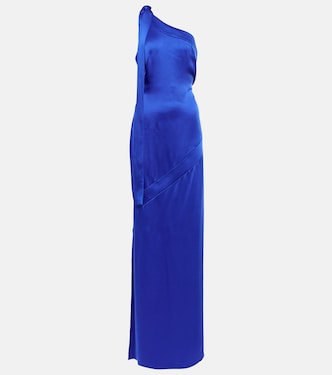 One-Shoulder-Robe aus Satin | Tom Ford