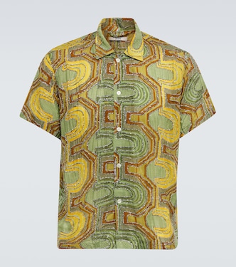 Chemise Disco Tinsel brodée | Bode