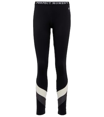 Legging Chevron à taille mi-haute | Perfect Moment