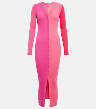 Shoko ribbed-knit midi dress | Staud