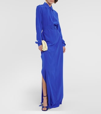 Robe longue en soie | Costarellos