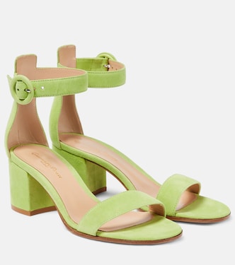 Sandalen Versilia 60 aus Veloursleder | Gianvito Rossi