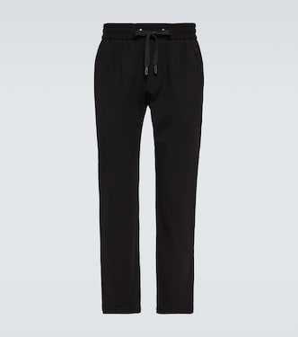 Pantaloni sportivi in jersey con logo | Dolce&Gabbana