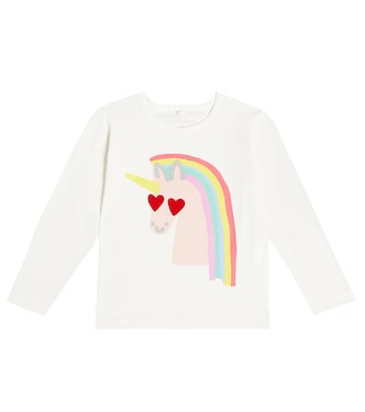 Longsleeve aus Baumwoll-Jersey | Stella McCartney Kids