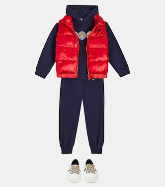 Logo quilted gilet | Moschino Kids