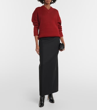 Jersey de punto acanalado de lana | Emilia Wickstead