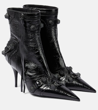 Ankle Boots Cagole aus Leder | Balenciaga