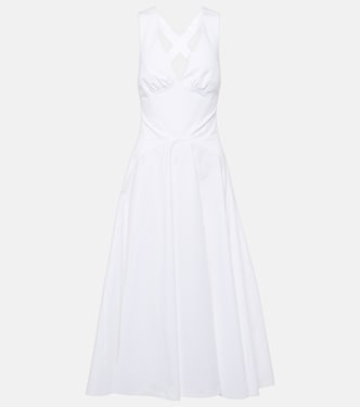 Midikleid aus Baumwollpopeline | Alaïa