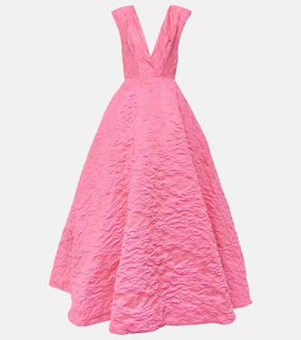 Robe aus Jacquard | Monique Lhuillier