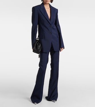 Benares wool-blend canvas blazer | Sportmax
