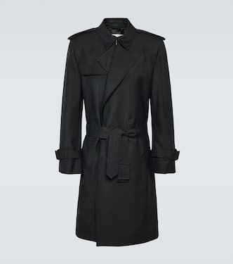 Gabardina de mezcla de seda | Burberry