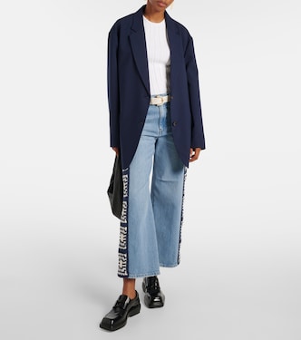 Le Jane Crop Crochet straight jeans | Frame